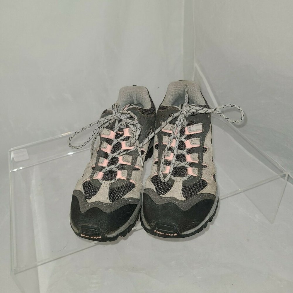 Columbia Womens Hiking Shoe Size 7‎ Grey/Pink